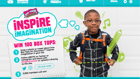 Costco General Mills 'Inspire Imagination' Web Page